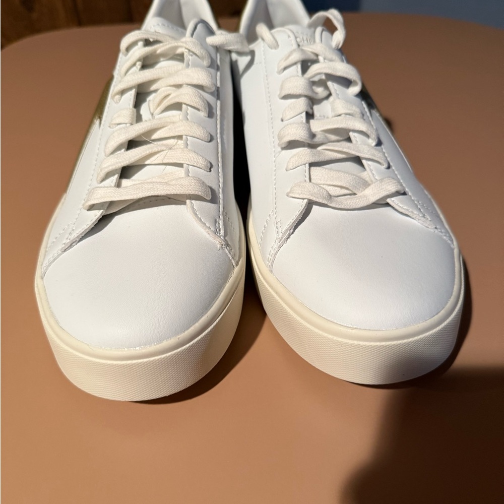 Skechers White Leather Sneakers